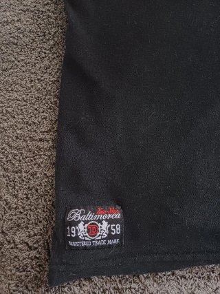 Polo Top Star Negro Logo Bordado XXL