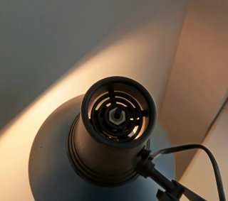 Lámpara flexo articulada azul