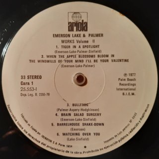 Emerson Lake & Palmer - Works Vol 2