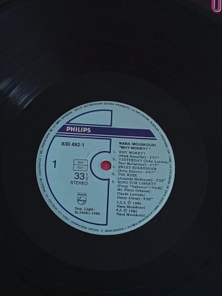 Vinilo Nana Mouskouri - Why Worry
