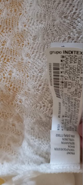 Blusa beige de Zara talla M