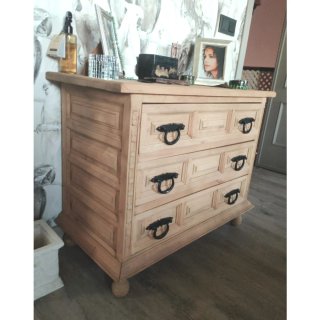Cómoda rústica madera maciza restaurada
