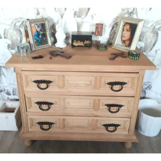 Cómoda rústica madera maciza restaurada