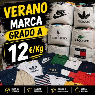 Lotes Ropa Verano Marca Grado A 12€/Kg