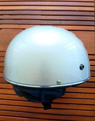 Casco Moto Café Racer Cuadros