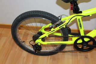 Bicicleta niño aluminio 20 pulgadas. Como NUEVA
