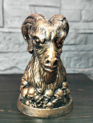 Statua Baphomet Capra Gotica Scultura Gotico