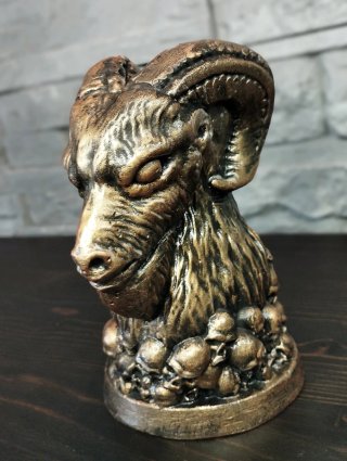 Statua Baphomet Capra Gotica Scultura Gotico