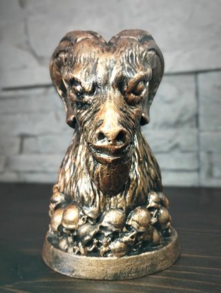 Statua Baphomet Capra Gotica Scultura Gotico