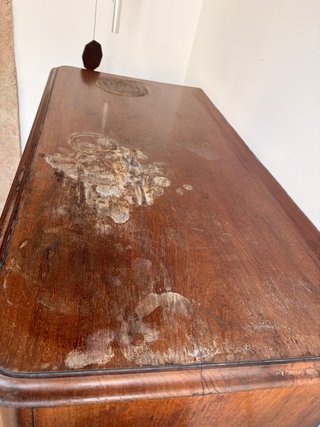 Cómoda vintage madera 6 cajones