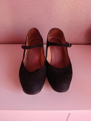 Zapatos Flamenco Profesionales Negros