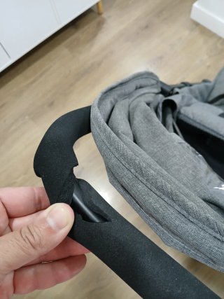 Silla de paseo gemelar Asalvo gris