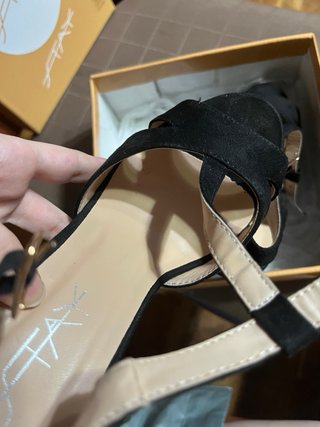 Zapatos de tacón negros talla 37