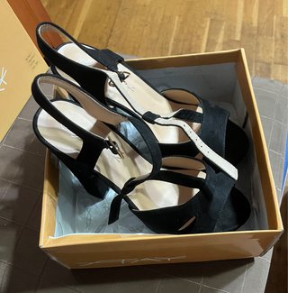 Zapatos de tacón negros talla 37