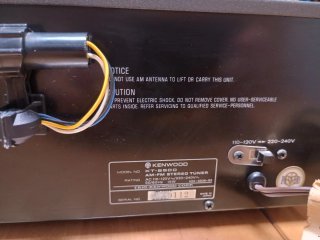 Kenwood KT-6500 Sintonizador Estéreo Plata
