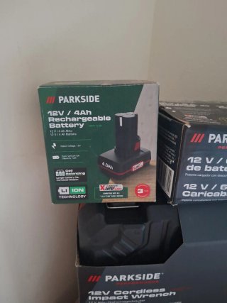 Llave de impacto Parkside 12V Performance 350Nm