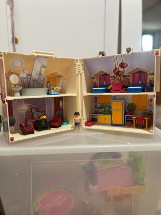 Casita de juguete con accesorios