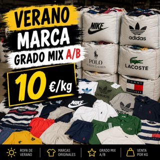 Lotes Ropa Verano Marcas A/B 10€/Kg