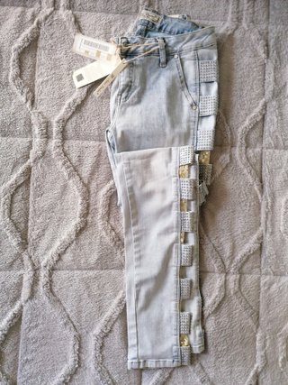 Vaqueros pedrería + regalo