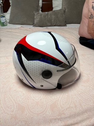 Casco Jet SHOT Blanco talla XL