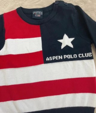 Maglione Aspen Polo Club USA Flag misure in foto