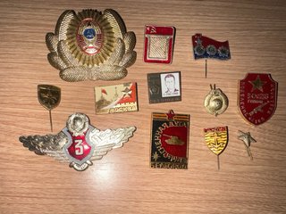 12 insignias militares URSS
