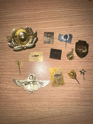 12 insignias militares URSS