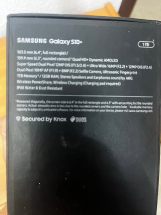 Samsung Galaxy S10+1TB 12GB Ceramic White performa