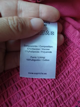 Top Camaleónica floral XL nuevo
