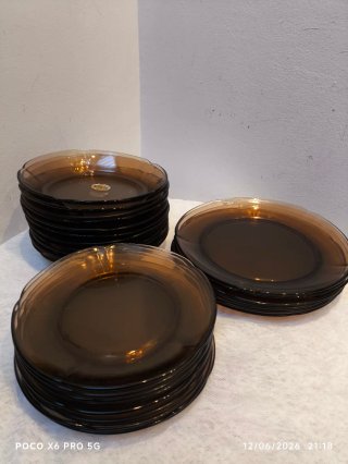 Vajilla Duralex Ámbar Vintage