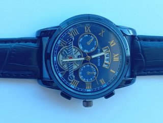Reloj Fourron esfera azul