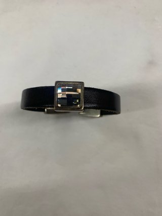 Lote 4 Pulseras Cuero y Cristales