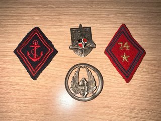 4 Insignias Militares Francesas