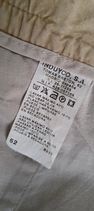 Bermudas cargo beige hombre Emidio Tucci talla 52