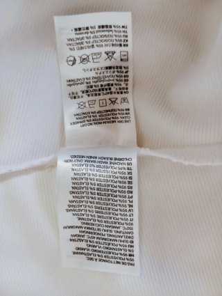 Vestido H&M Blanco Talla 34