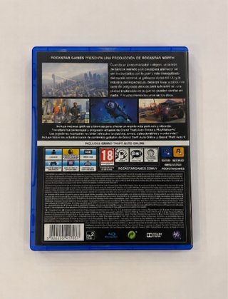 GTA V PS4 en perfecto estado, disco sin rayajas y