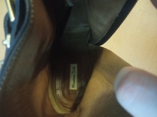 Botines Massimo Dutti Tacón Medio Piel Negros