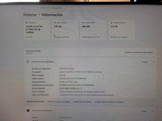 PC de Sobremesa Intel i5 | SSD + 1TB HDD | Win 11