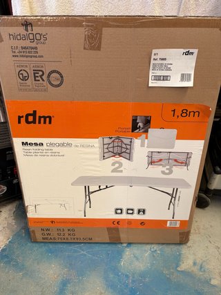 Mesa plegable RDM 1.8m