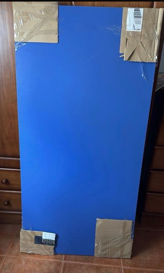 Tabla de estudio azul