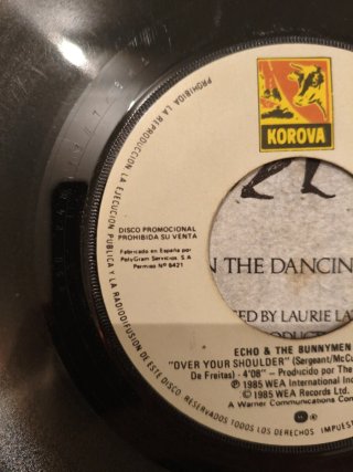 SINGLE ECHO & THE BUNNYMEN VINILO ROCK INDIE PROMO