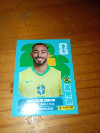 Cromo Matheus Cunha Brasil Mundial 2026