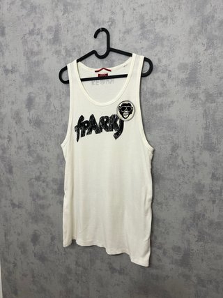 Camiseta sin mangas con estampado de mono talla m