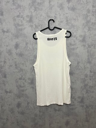 Camiseta sin mangas con estampado de mono talla m