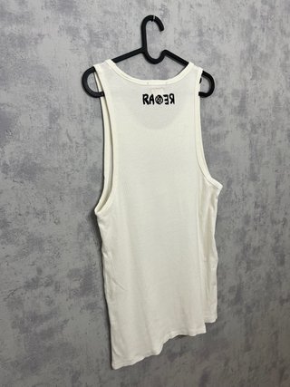 Camiseta sin mangas con estampado de mono talla m