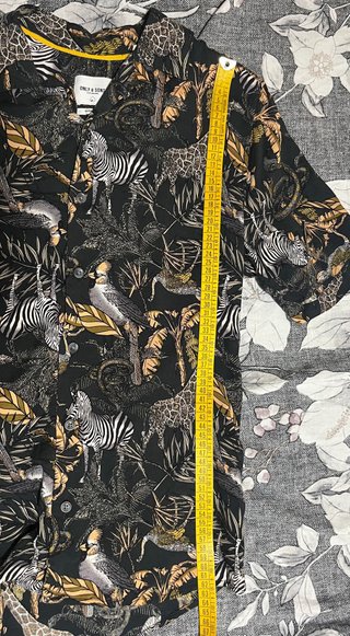 Camicia ONLY & SONS uomo fantasia jungle