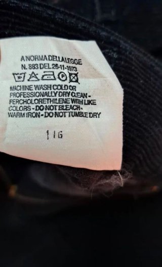 Pantalón pana negro Versace Jeans Couture