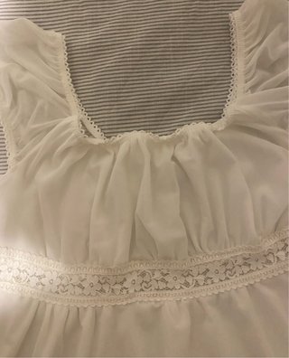 Blusa blanca mujer