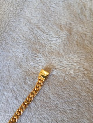 Pulsera Pandora bañada en oro 14k 17cm