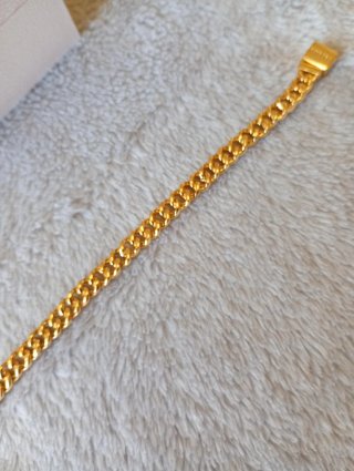 Pulsera Pandora bañada en oro 14k 17cm